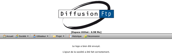 Confirmation creation d'une societe